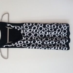 Tank top, sequins color black and white